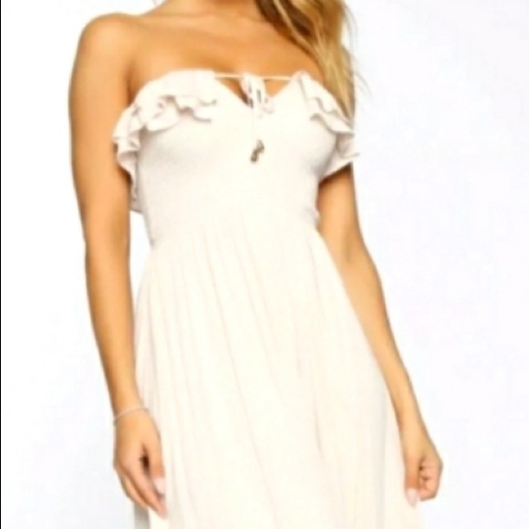 Strapless maxi dress - Picture 4 of 9
